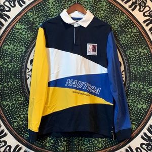 Nautica Long Sleeve Polo